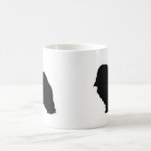 havaneseシルエット コーヒーマグカップ (中央)