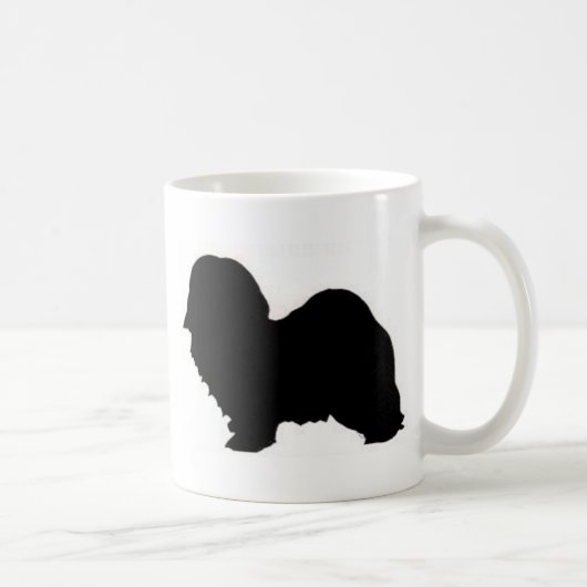 havaneseシルエット コーヒーマグカップ (右)