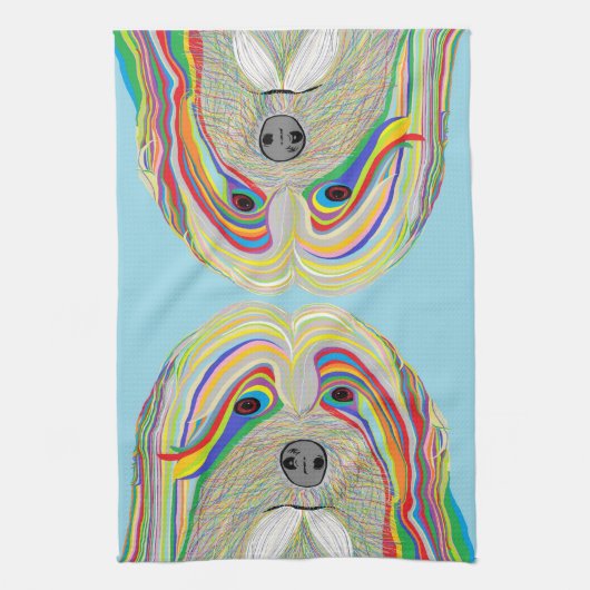 Havanese キッチンタオル (縦)