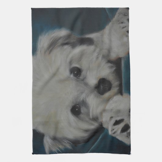 Havanese キッチンタオル (縦)