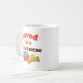 Havanese (犬の品種)著愛される コーヒーマグカップ (正面左)