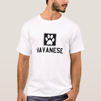Havanese (犬の足)のTシャツ Tシャツ