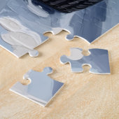 Havanese Christmas Red Truck Holiday ジグソーパズル (側面)