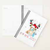 Havanese Dog Bye Bye Christmas New Year Gifts プランナー手帳 (ディスプレー)