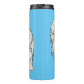 Havanese dog cartoon illustration タンブラー (裏面)