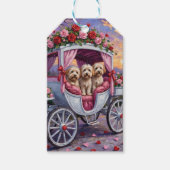 Havanese Dog Valentine's Day  ギフトタグ (正面)