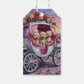 Havanese Dog Valentine's Day  ギフトタグ (裏面)