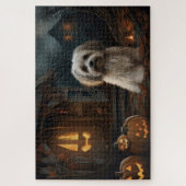 Havanese Halloween Scary ジグソーパズル (縦)