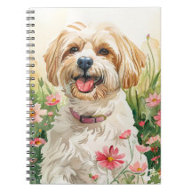 Havanese Journal - Water Color Dog Notebook