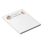 Havanese Momメモ帳 ノートパッド (アングル)