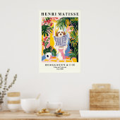 Havanese on Toilet Print - Matisse Style Bathroom ポスター (キッチン)