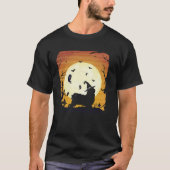 Havanese Silhouettes Happy Halloween Night Tシャツ (正面)