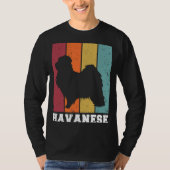 Havanese Vintage  2 Tシャツ (正面)