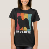 Havanese Vintage  2 Tシャツ (正面)