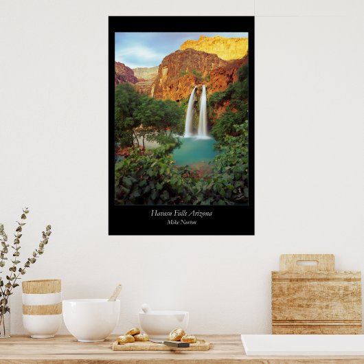 Havasu Falls Arizona ポスター (キッチン)