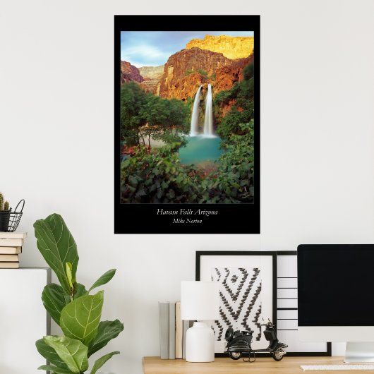 Havasu Falls Arizona ポスター (ホームオフィス)