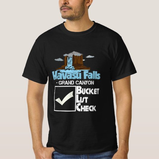 HAVASU FALLS Grand Canyon Hiking Souvenir  Tシャツ (正面)
