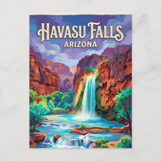 Havasu Falls USA ポストカード (正面)