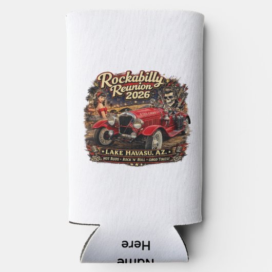 Havasu Rockabilly Reunion 2026  スリム缶クーラー (裏面)