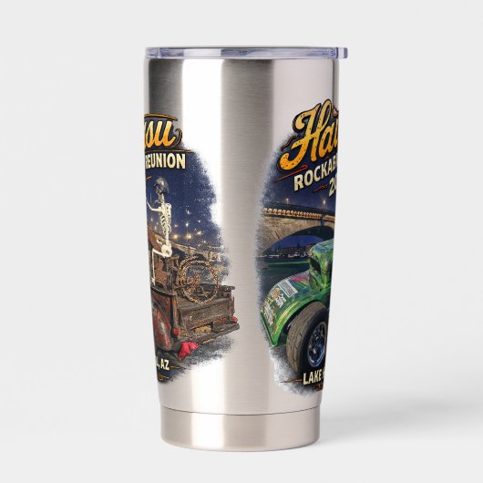 Havasu Rockabilly Reunion 2026 tumbler 保温保冷タンブラー (左面)
