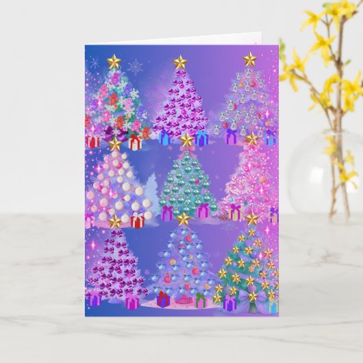Have A Beautiful Christmas Greeting Card カード (黄色い花)