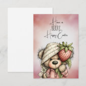 Have a BERRY Happy Easter  ノートカード (正面/裏面)