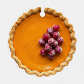 Have a Berry Nice Christmas | Pumpkin Pie メタルオーナメント (正面)