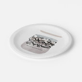 Have a Blessed Friday – Arabic Thuluth Calligraphy ペーパープレート (アングル)