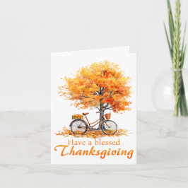 Have a Blessed Thanksgiving Greeting Card サンキューカード