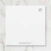 Have a Golden Christmas Customized Flat Card フェイバータグ (裏面)