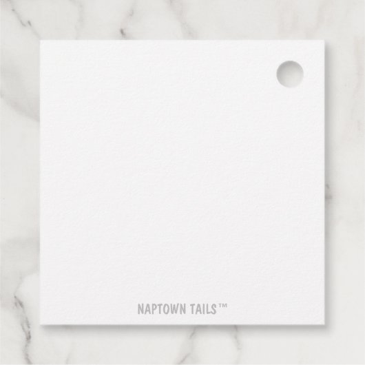 Have a Golden Christmas Customized Flat Card フェイバータグ (裏面)