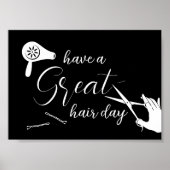 Have A Great Hair Day Modern Salon ポスター (正面)