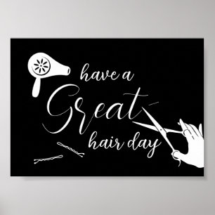 Have A Great Hair Day Modern Salon ポスター