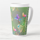 Have a Happy St. Patrick's"シャムロック カフェラテマグ (右アングル)