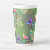 Have a Happy St. Patrick's"シャムロック カフェラテマグ (正面)