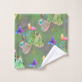 Have a Happy St. Patrick's"シャムロック バスタオルセット (ウォッシュタオル)