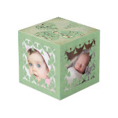 「Have a Happy St. Patrick's Day」シャムロックフレーム フォトキューブ (裏面アングル)