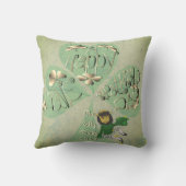 「Have a Happy St. Patrick's Day」レプレシャン クッション (裏面)