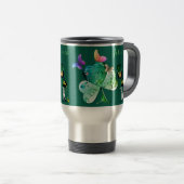 「Have a Happy St. Patrick's Day」レプレシャン トラベルマグ (正面右)