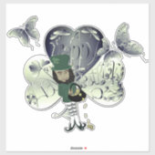 "Have a Happy St. Patrick's Day" Leprechaun  シール (シート)