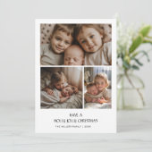 Have a Holly Jolly Christmas family card シーズンカード (スタンド正面)