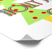 have a holly jolly christmas mid century modern ポスター (角)