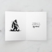 Have a Legendary Birthday | Sasquatch カード (内部)