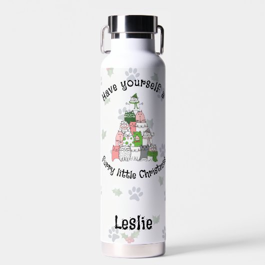 Have a little furry little Christmas ウォーターボトル (正面)