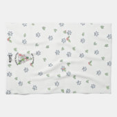 Have a little furry little Christmas キッチンタオル (横)