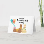 Have a Llamazing Birthday カード (正面)