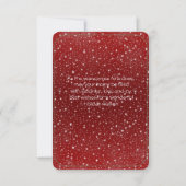 Have A Magical Christmas Train Engine Flowers カード (裏面)