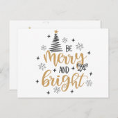 Have A Merry And Bright Christmas ポストカード (正面/裏面)