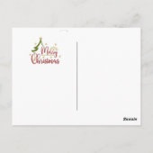 Have A Merry And Bright Christmas ポストカード (裏面)