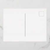 Have A Merry Christmas Tree 箔シーズンポストカード (裏面)